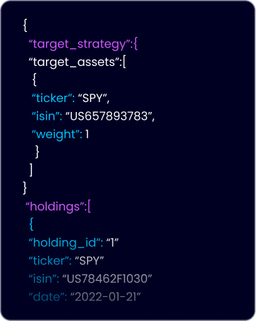 screen of application